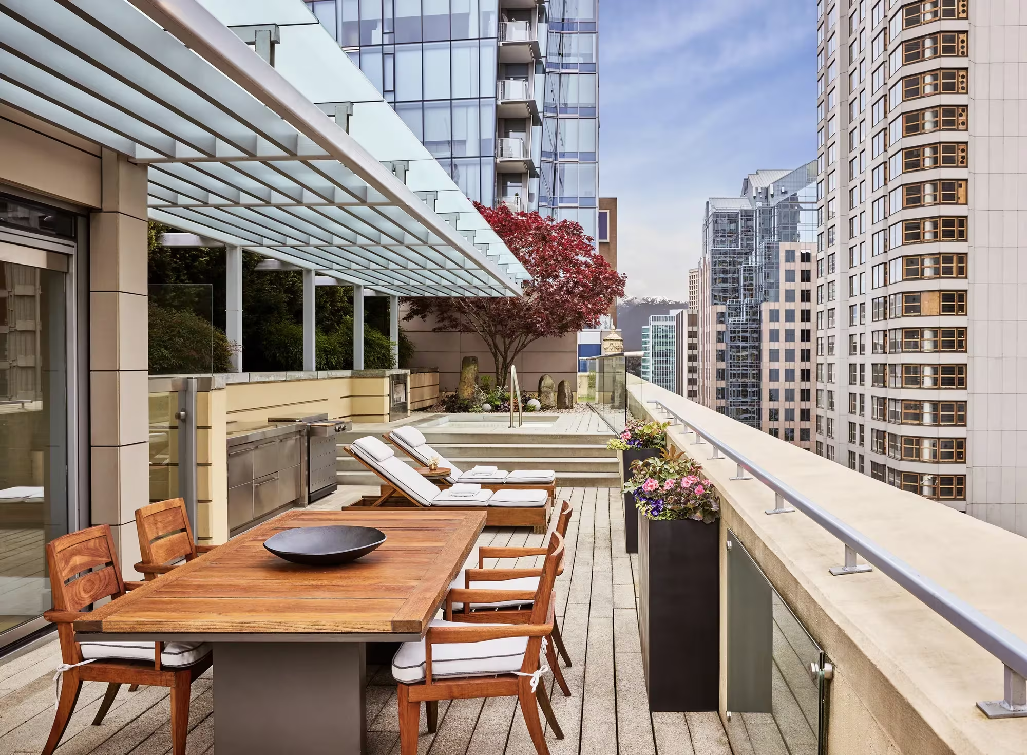 Terrace suite at Rosewood Hotel Georgia, Vancouver