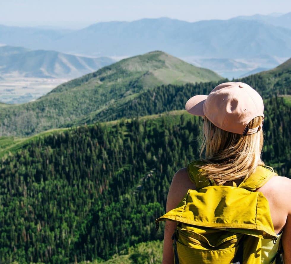 Guided alpine hike above Deer Valley