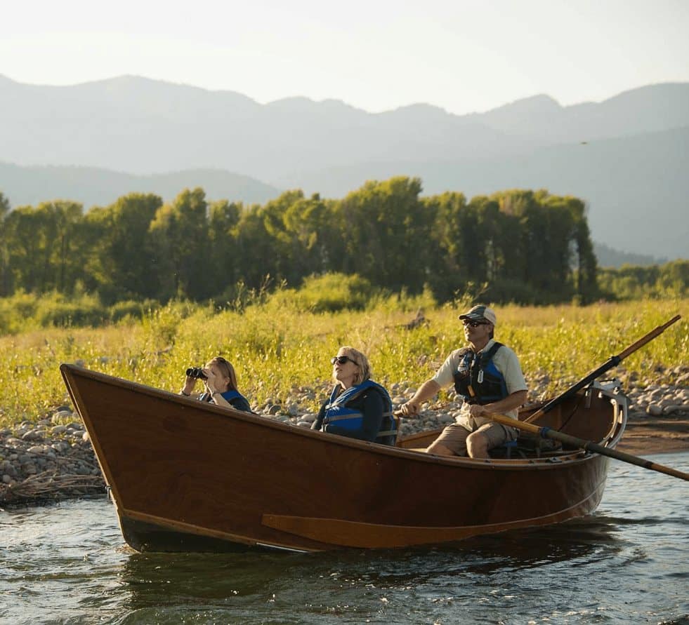 Sunrise wildlife float on the Snake River in Jackson Hole