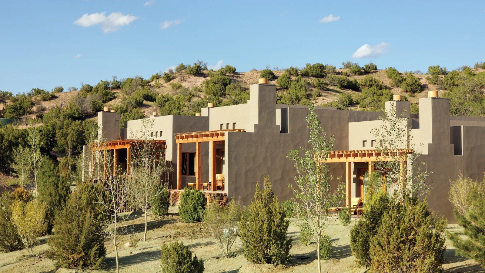 Adobe casitas in the foothills at Four Seasons Resort Rancho Encantado