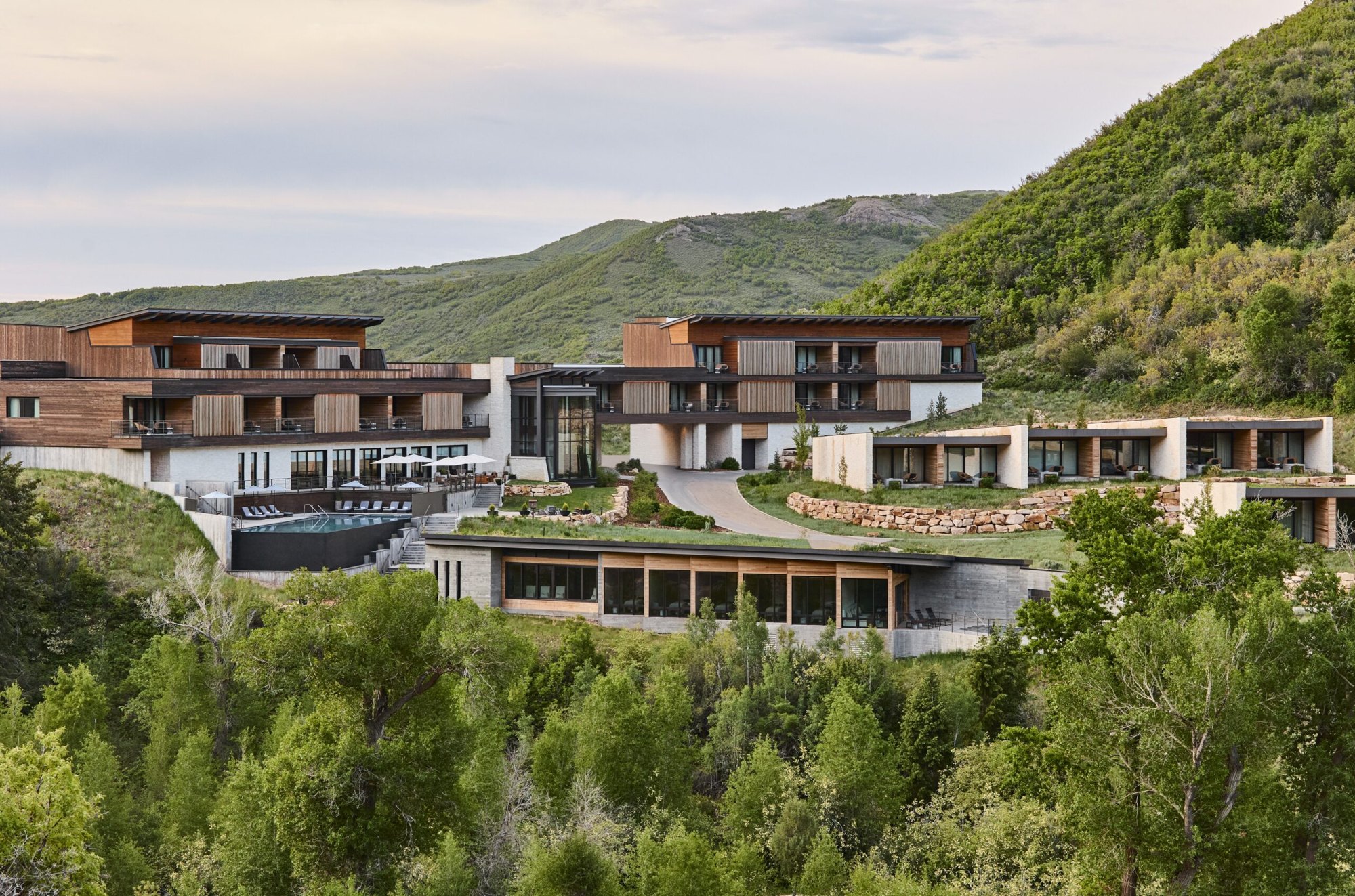The Lodge at Blue Sky in the hills near Park City, Utah