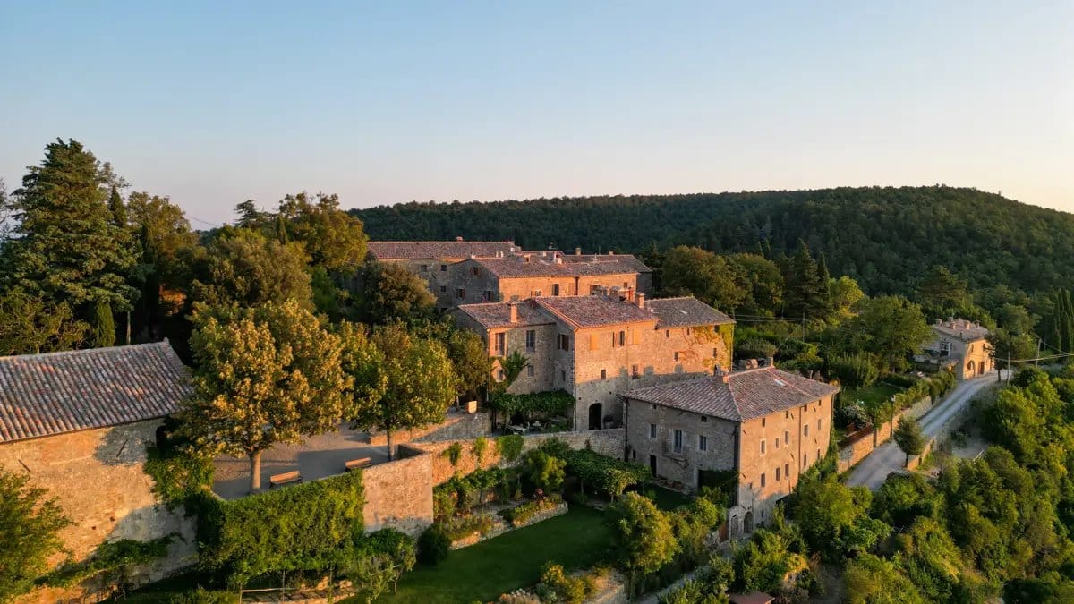 Monteverdi Tuscany, a restored medieval hilltop village in the Val d’Orcia