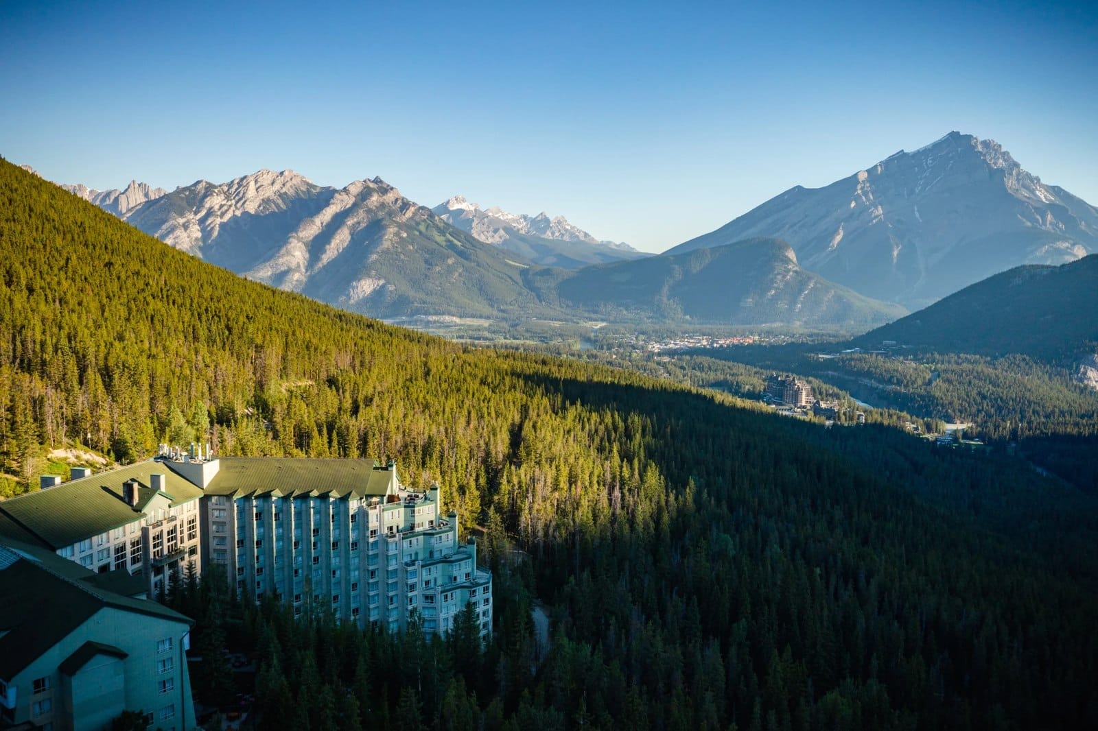 Rimrock Banff on Sulphur Mountain above the Bow Valley